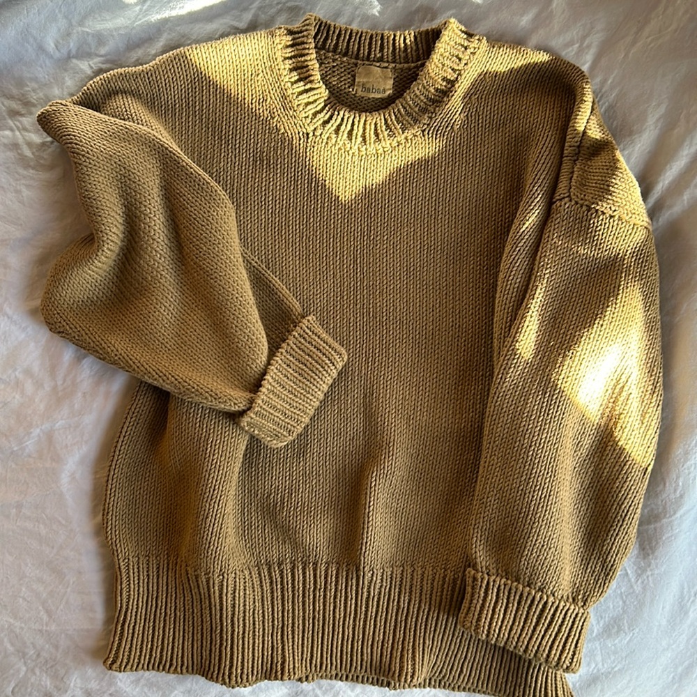 Babaa no 16 jumper cotton Irish moss